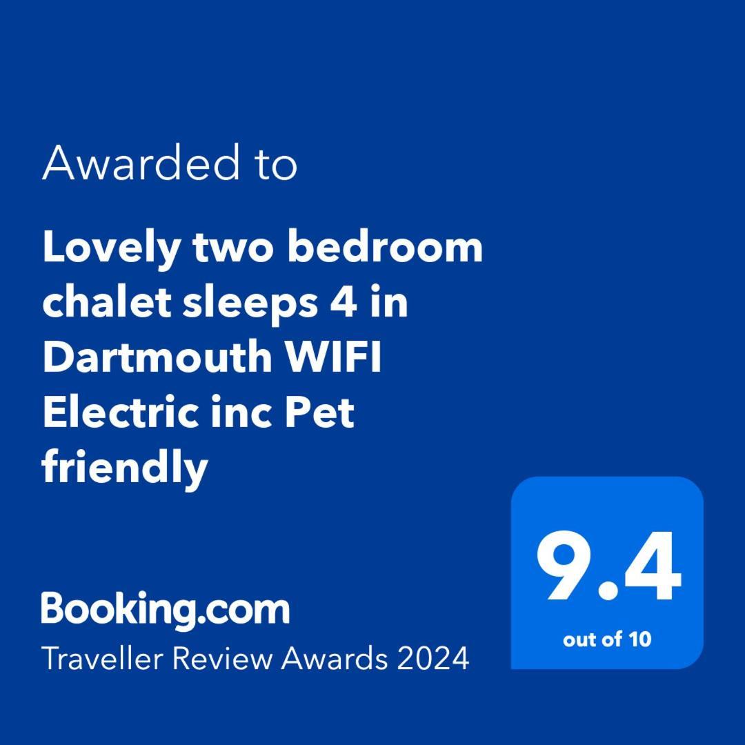 Caldon Holiday Chalet Sleeps 4 In Dartmouth Wifi Electric Inc Pet Friendly Exteriér fotografie